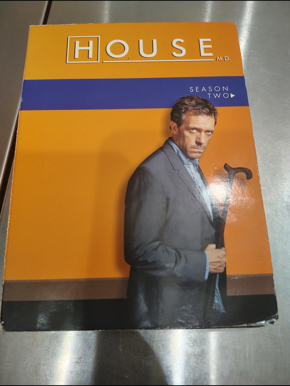 House M.D. Season Two DVD Box Set - Orange & Blue Cover